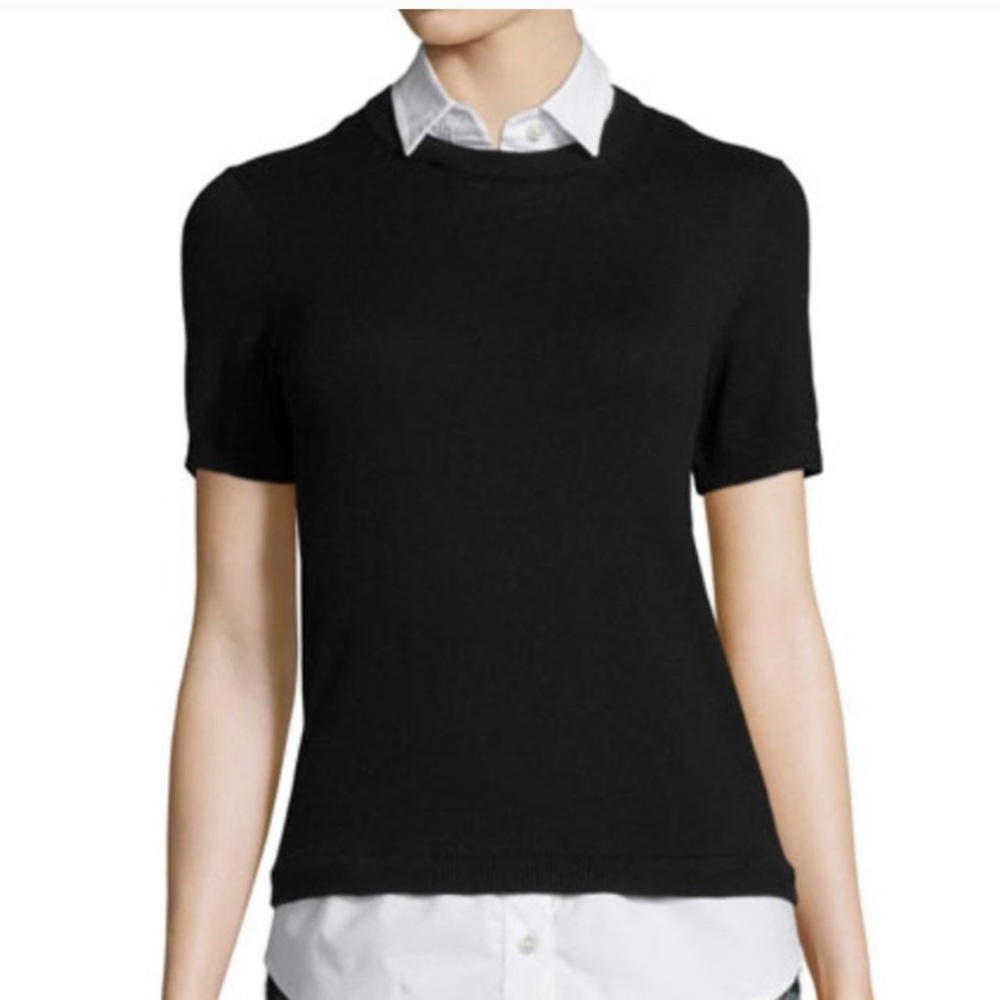 Kate Spade short sleeve sweater with collar